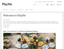 Tablet Screenshot of playme.de